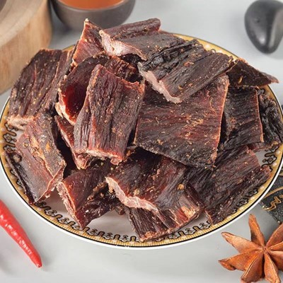 风干手撕鸭肉干牛肉干风味五香辣散装零食特产耐嚼鸭肉脯办公零食图4