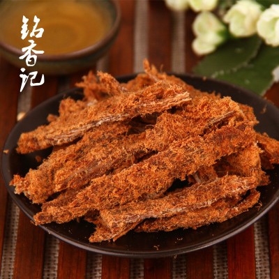 厂家批发五香猪肉片 手撕猪肉干 配方肉片休闲零食肉干批发图2