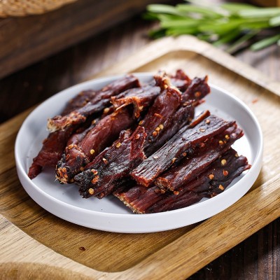 厂家批发 风干猪肉 风干肉条 手撕风干肉 风干鸭肉 休闲零食肉干图2