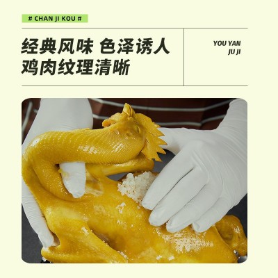 盐焗鸡整只正宗梅州客家特产脆皮土鸡年夜饭熟食加热即食老母鸡图4