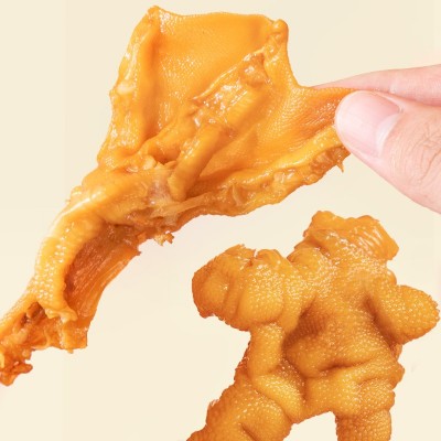 爱尝无骨鸭掌凤爪柠檬酸辣卤味熟食休闲零食小吃厂家直销整箱批发图4