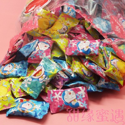 hello kitty哆啦A梦果汁橡皮软糖QQ糖结婚庆喜糖果散装小零食批发图3