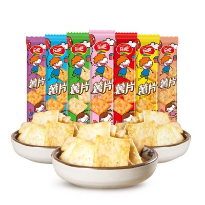 乐吧薯片散装番茄味非油炸整箱休闲食品天津原味好吃的零食大批发图5