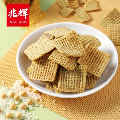 兆辉锅巴320g藤椒孜然花椒锅巴盒装网红零食/追剧零食/聚会零食图4