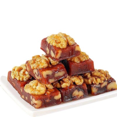 山楂核桃糕500g代发批发酸甜山楂夹心核桃仁果脯蜜饯食品图5