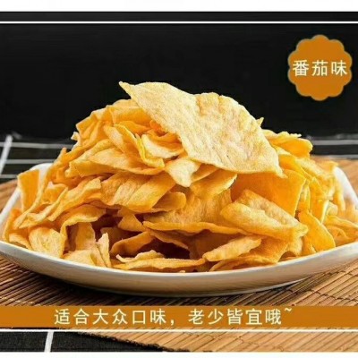 山药薄片8斤整箱薯片山药脆片膨化食品摆摊休闲小吃批发图2