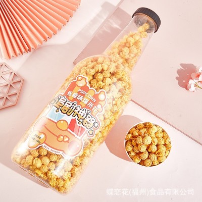 追剧神器焦糖网红超大瓶球型爆米花玉米粒大包装零食休闲食品820g图2