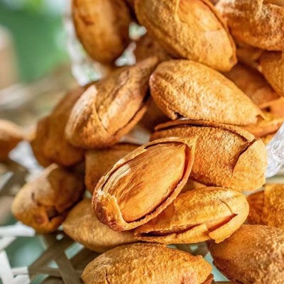 巴旦木纸皮盐焗味 代发大杏仁500g 手剥巴坦木零食奶香 全国包邮图3
