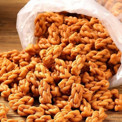 酥脆小麻花甜咸散装休闲老式原味整斤足量办公室零食麻花传统食品图2