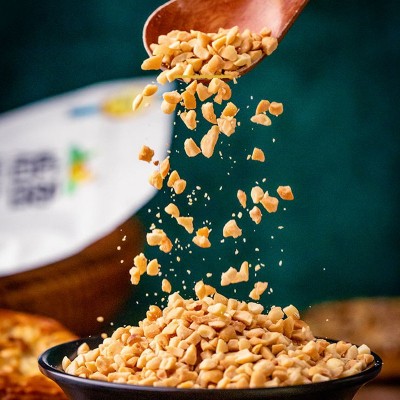 花生碎2500g花生仁坚果零食干果16袋/箱图2