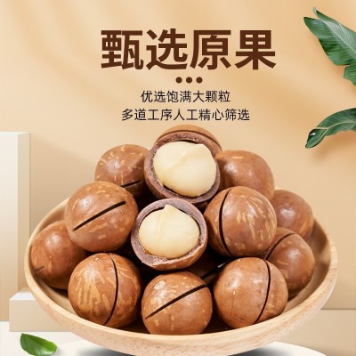 云南夏威夷果新货薄壳500g罐装奶油味健康特大坚果零食干果批发图2