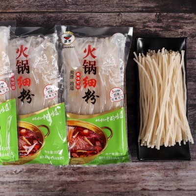 批发火锅细粉条200g 火锅粉条鲜粉条火锅食材汤锅冒菜麻辣烫通用图3
