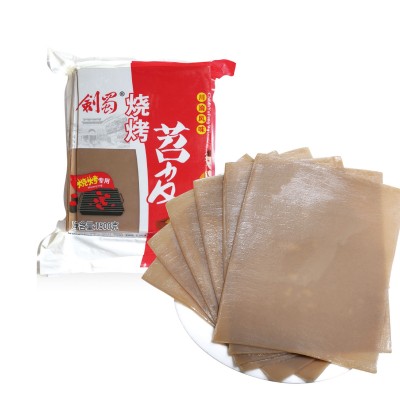 剑蜀鲜苕皮烧烤专用商用大张批发四川重庆烤苕皮火锅粉条食材套餐图4