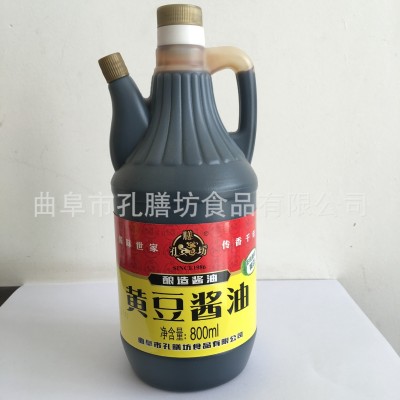 孔膳坊酱油800ml 2L特级鲜味生抽头道黄豆酿造酱油调味料凉拌小炒图3