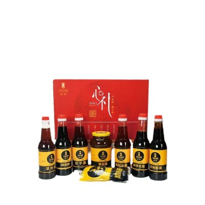 居康食品一件代发调味品礼盒心选礼盒酱油醋家庭套厂家图2