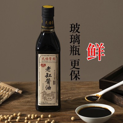 寿州天顺酱园古法传统工艺日晒夜露300多天老缸酱油组合系列图2