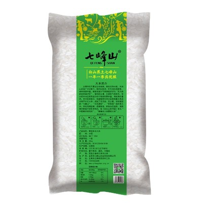 七峰山新寒地东北大米珍珠米编织袋包装25kg 厂家批发图3