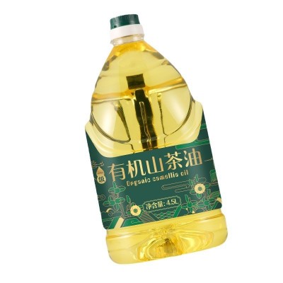 纯山茶油食用油4.5L有机一级物理压榨茶油植物家庭用油批发图5