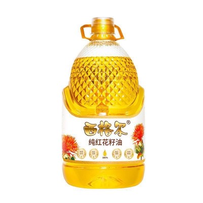 西格尔新疆西格尔食用红花籽油5升一级压榨新疆塔城纯红花籽油5L图4