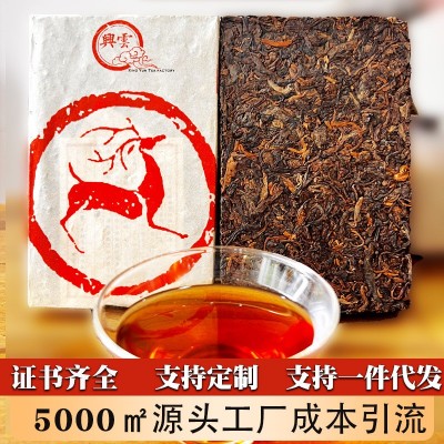 陈化五年原料熟普勐海干仓存放工厂直营陈华普洱茶老熟茶图1