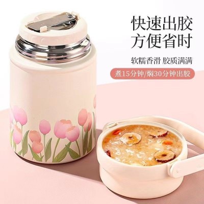 【买三送二】冲泡即食燕窝银耳羹免煮焖烧杯银耳营养早餐盒装批发图4
