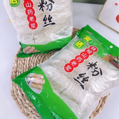 厂家直销现货批发富硒铁棍山药老浆粉丝200g袋装绿豆粉丝会销礼品