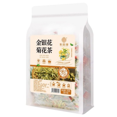 谯韵堂 金银花菊花茶250g/袋 三角包 菊花枸杞甘草茶金银花胎菊茶